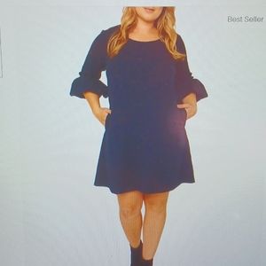 Tenley Ballon Sleeve Midi Dress